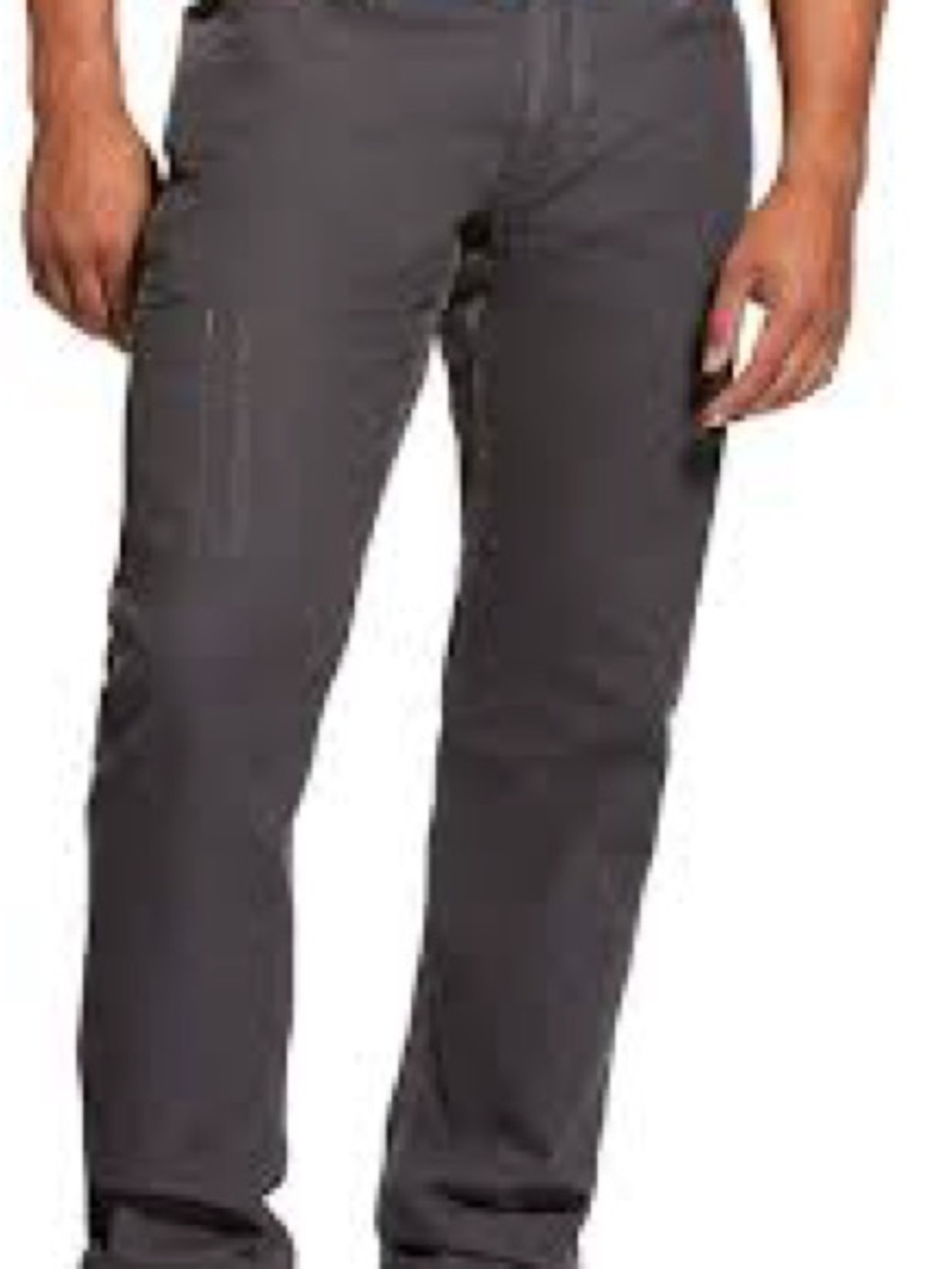 Ariat Rebar Slim Straight-Leg Pants in Charcoal